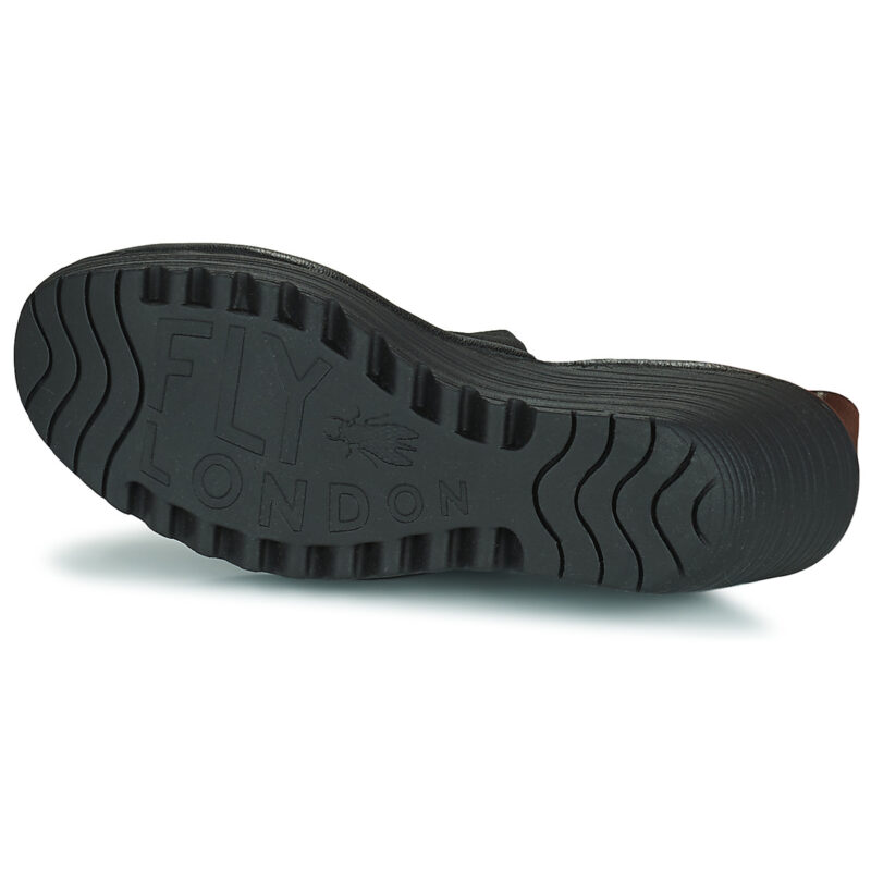 Fly London YUBA 385 FLY Nero Sandali con zeppa Donna - 7
