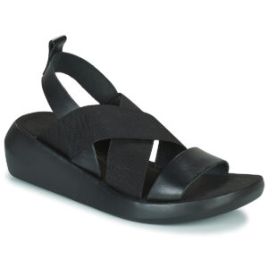 Fly London BAJI 848 FLY Nero Sandali con zeppa Donna