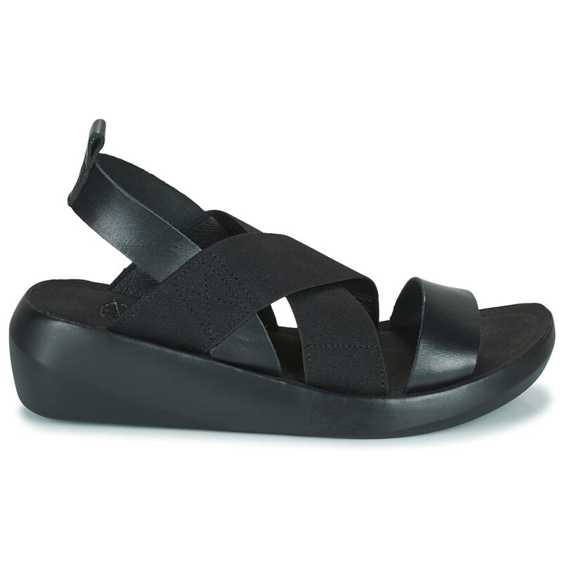 Fly London BAJI 848 FLY Nero Sandali con zeppa Donna - 2