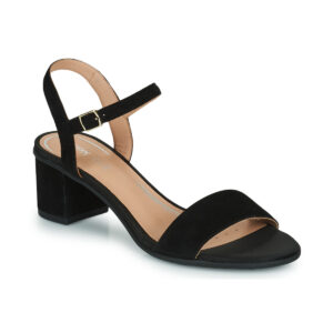Geox D AURELY 50 B Black Heeled Sandals Women