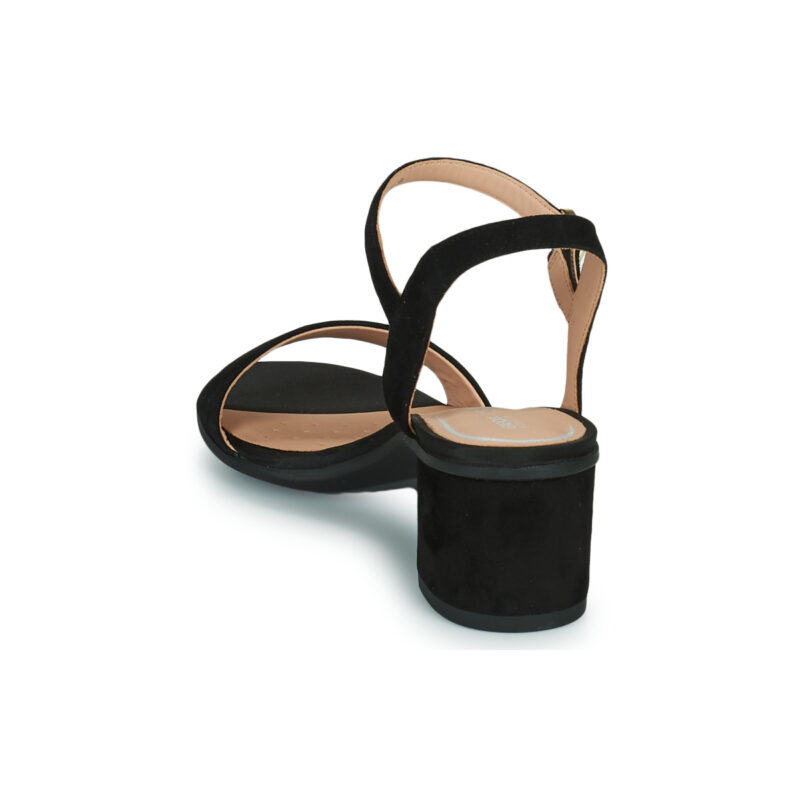 Geox Sandales &agrave; talons noires D AURELY 50 B pour femmes - 5