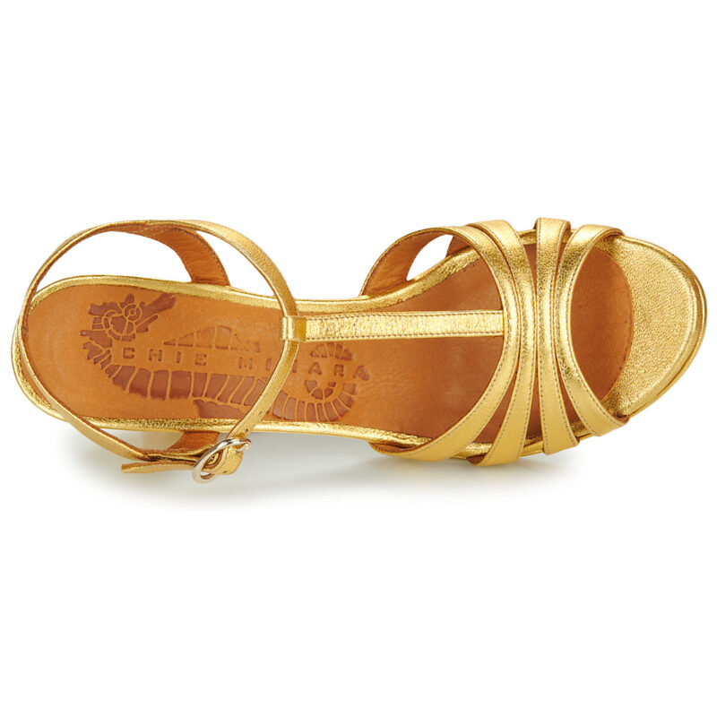 Chie Mihara ATIEL Gold Heeled Sandals Women - 6