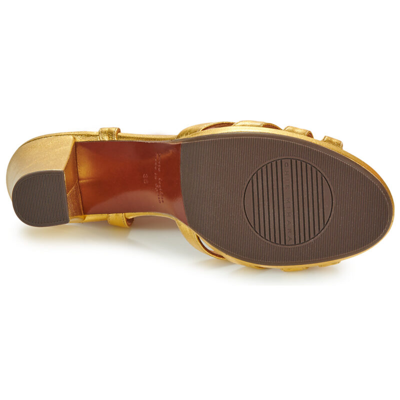 Chie Mihara ATIEL Gold Heeled Sandals Women - 7