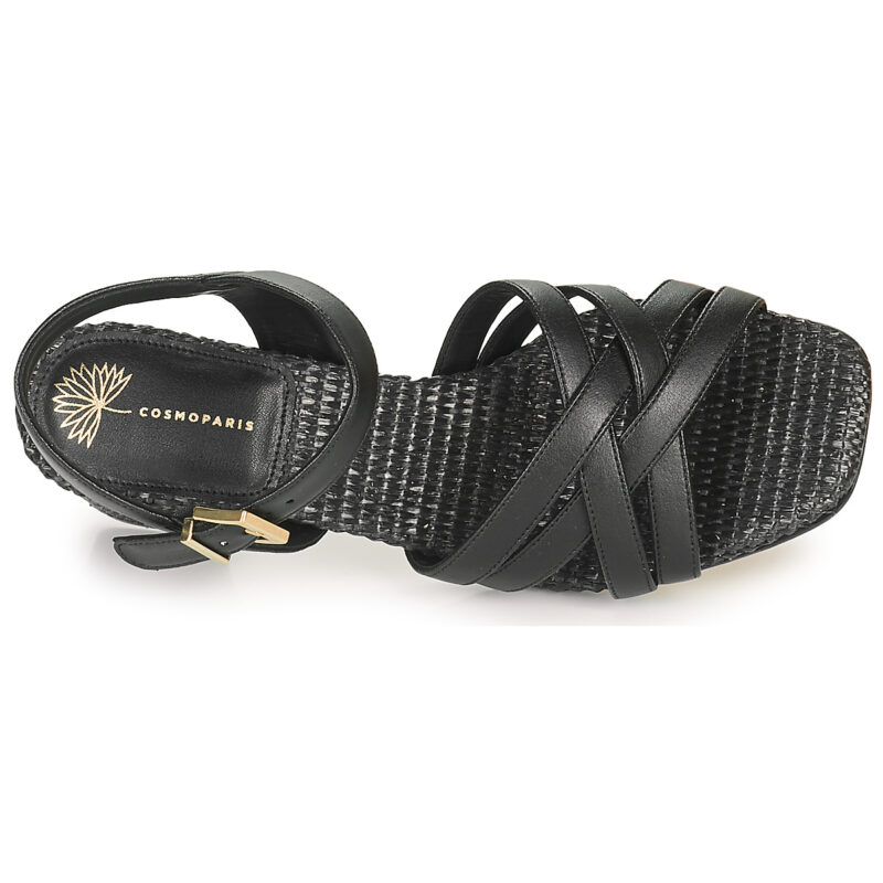 Cosmo Paris ZAGGI-VEGRAF Nero Sandali con tacco Donna - 6