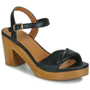 Cosmo Paris VIXI-VEGPYT Black Heeled Sandals Women