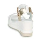 NeroGiardini E219045D-707 Wei&szlig;e Damen-Keilsandalen - Gr&ouml;&szlig;e 5