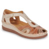 Pikolinos  CADAQUES W8K  Beige Sandali con zeppa Donna