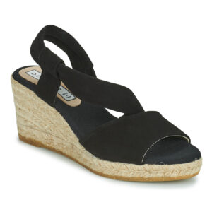 Dorking  VISION  Nero -  Sandali con zeppa  Donna
