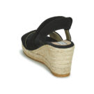 Dorking VISION Black Wedge Sandals Women - 5
