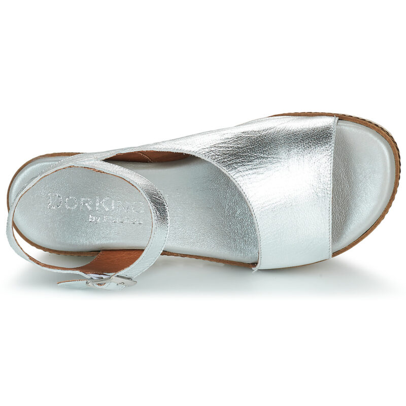 Dorking ESPE Argento Sandali con zeppa Donna - 6