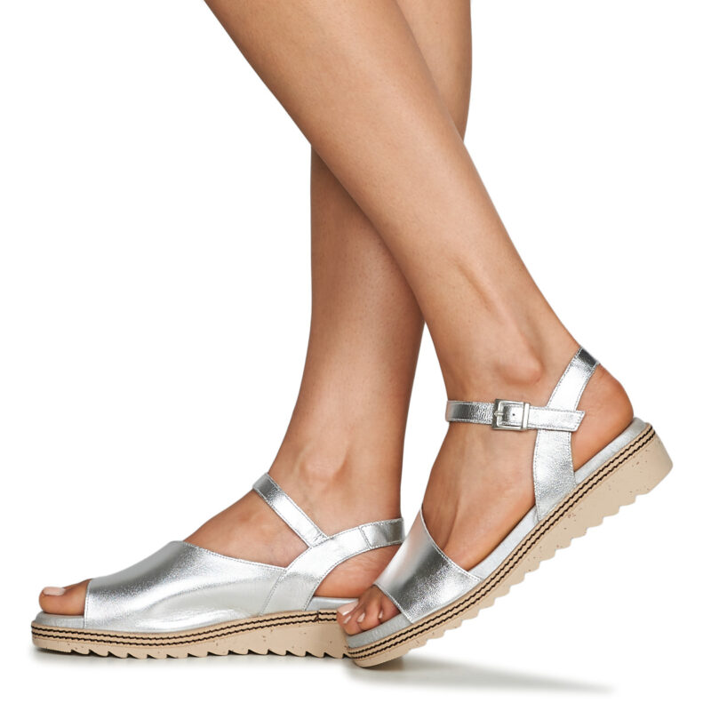 Dorking ESPE Argento Sandali con zeppa Donna - 8