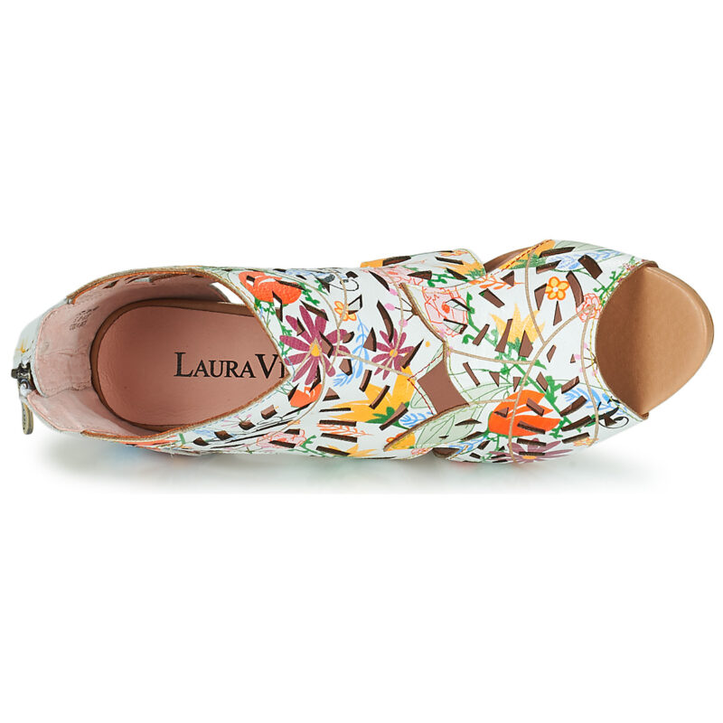 Laura Vita ALBANE 04 Bianco Sandali con tacco Donna - 6