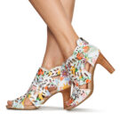 Laura Vita ALBANE 04 Bianco Sandali con tacco Donna - 8
