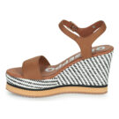 Gioseppo CHANIA Marrone Sandali con zeppa Donna - 4
