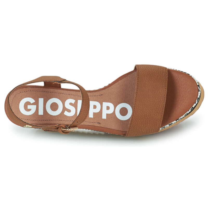 Gioseppo CHANIA Marrone Sandali con zeppa Donna - 6