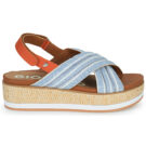 Gioseppo GOOLWA Blaue Keilsandalen f&uuml;r Damen - Gr&ouml;&szlig;e 2