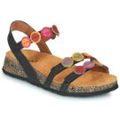 Think KOAK Black Wedge Sandals Women - 1