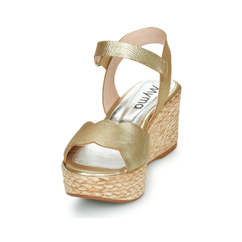 Myma POLIDO Oro Sandali con zeppa Donna - 3