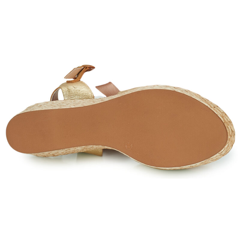 Myma POLIDO Oro Sandali con zeppa Donna - 7