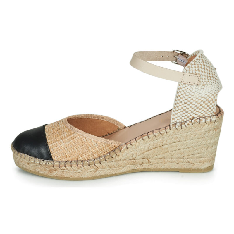 Fericelli YOLANDE Sandales compens&eacute;es Beige Femme - 4