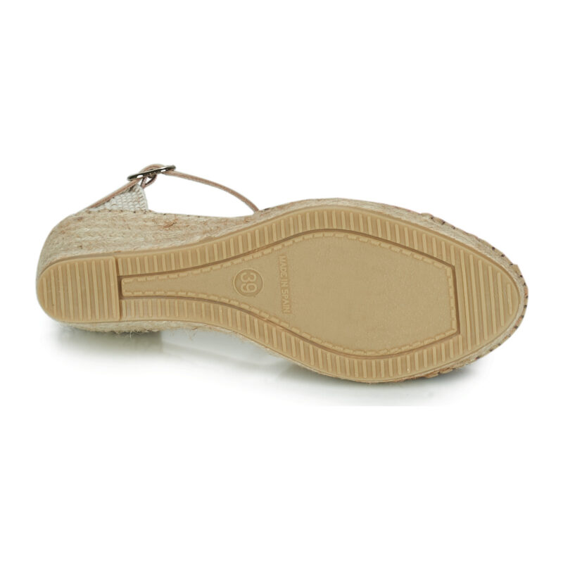 Fericelli YOLANDE Sandales compens&eacute;es Beige Femme - 7