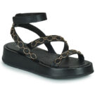 Mjus ACIGHE GOLD Black Wedge Sandals Women - 1