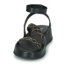 Mjus ACIGHE GOLD Black Wedge Sandals Women - 3