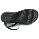 Mjus ACIGHE GOLD Black Wedge Sandals Women - 6