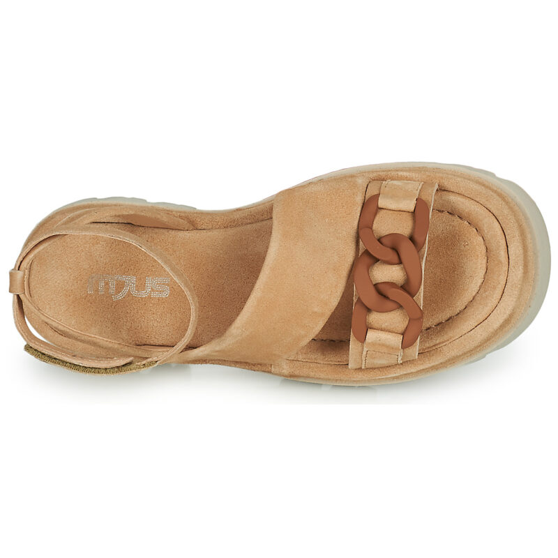 Mjus JUPITER Beige Keilsandalen Damen - Gr&ouml;&szlig;e 6