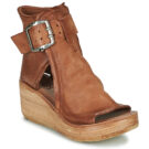 Airstep / A.S.98 NOA BUCKLE Braun Keilabsatz Sandalen Damen - 1