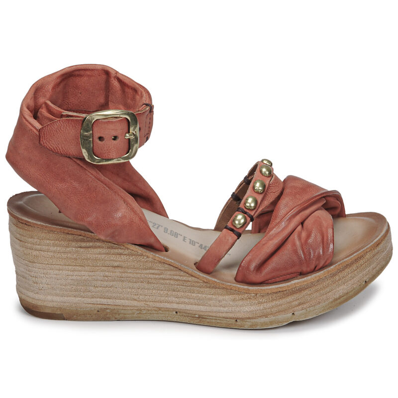 Airstep / A.S.98 NOA STRAP II Rot Keilabsatz Sandalen Damen - 2