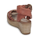 Airstep / A.S.98 NOA STRAP II Rot Keilabsatz Sandalen Damen - 5