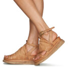 Airstep / A.S.98 LAGOS BRIDE Marrone Sandali con zeppa Donna - 8