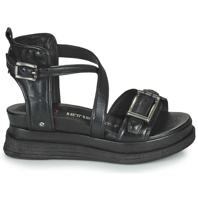 Airstep AS98 LAGOS Schnallen-Keilsandalen, schwarz, Damen - Gr&ouml;&szlig;e 2