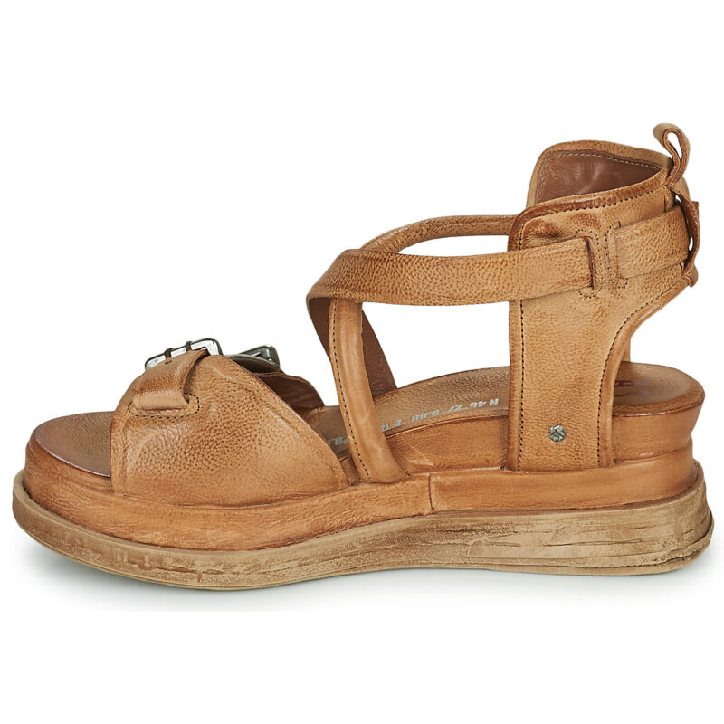Airstep / A.S.98 LAGOS BUCKLE Marrone Sandali con zeppa Donna - 4