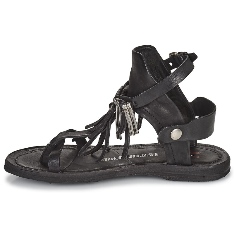 Airstep Sandales basses noires AS98 RAMOS pour femmes - Taille 4
