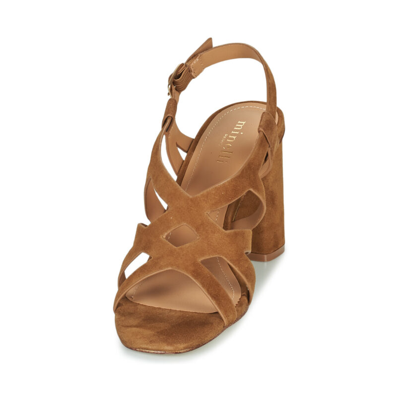 Maison Minelli LYDIE Marrone Sandali con tacco Donna - 3