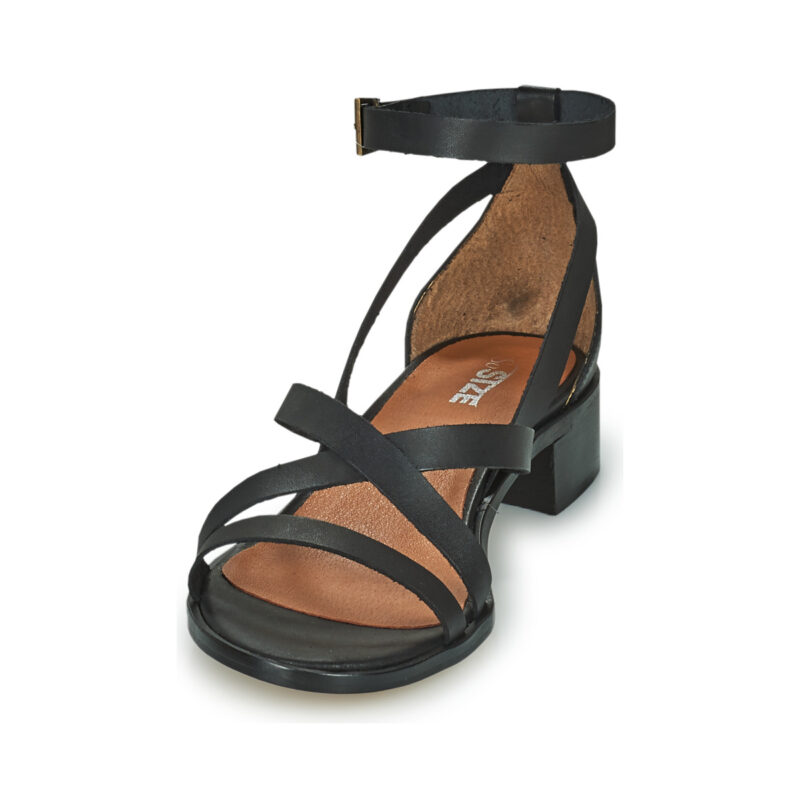 So Size ROSSI Schwarze Sandalen mit Absatz f&uuml;r Damen - 3