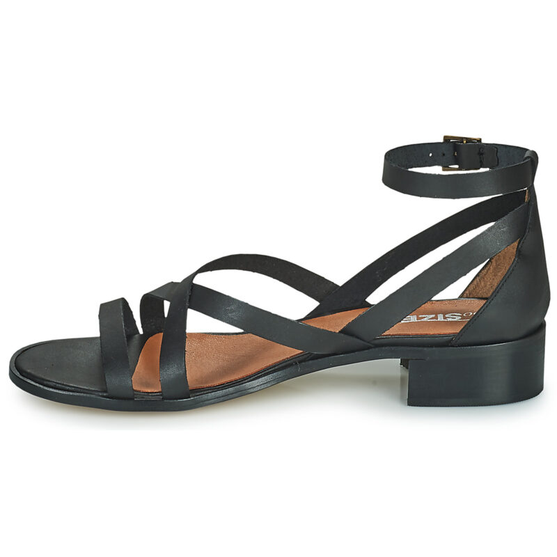 So Size ROSSI Schwarze Sandalen mit Absatz f&uuml;r Damen - 4