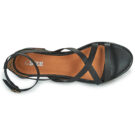 So Size ROSSI Schwarze Sandalen mit Absatz f&uuml;r Damen - 6
