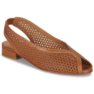 JB Martin LOUISEE Braune flache Damensandalen