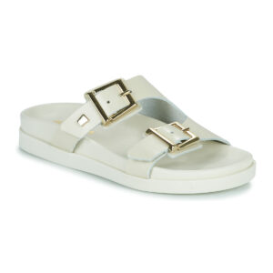 JB Martin AUDACE Wei&szlig;e flache Sandalen f&uuml;r Damen