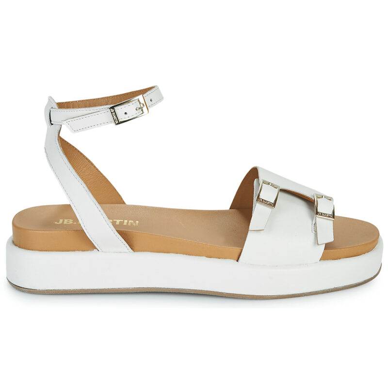 JB Martin LINA Bianco Sandali con zeppa Donna - 2