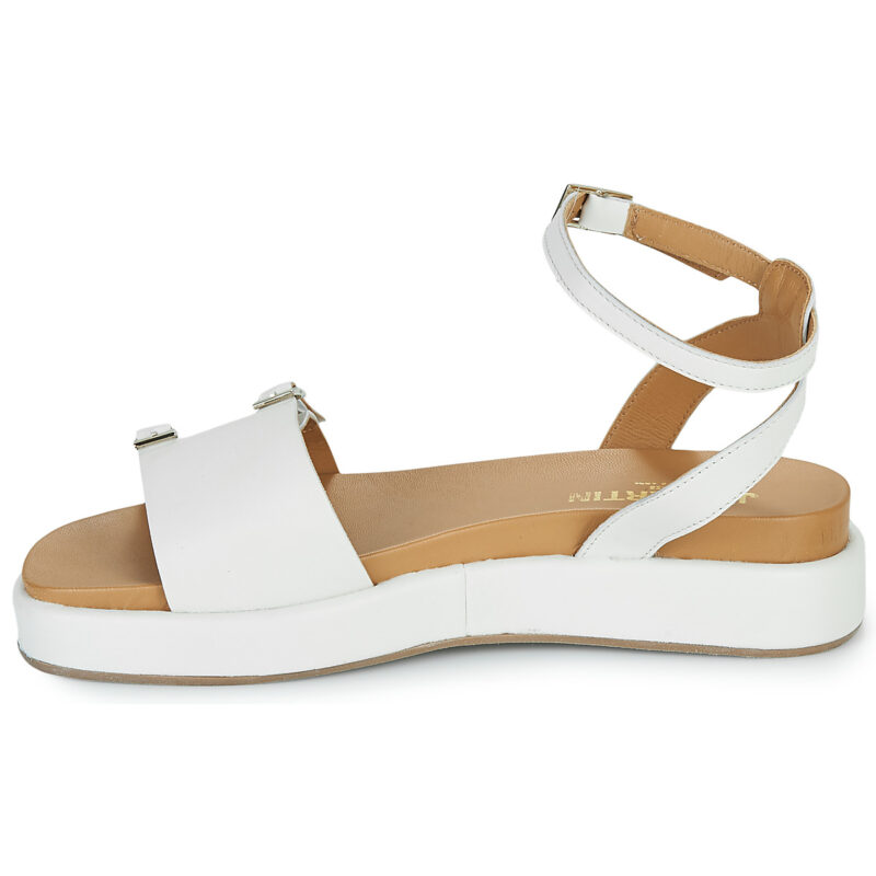 JB Martin LINA Bianco Sandali con zeppa Donna - 4