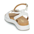 JB Martin LINA Bianco Sandali con zeppa Donna - 5