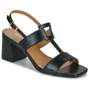 JB Martin VITALIE Schwarze Sandalen mit Absatz f&uuml;r Damen