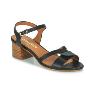 JB Martin ENJOUE Schwarze Sandalen mit Absatz f&uuml;r Damen