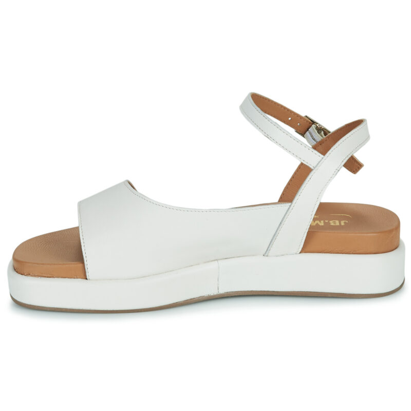 JB Martin LUCE Bianco Sandali con zeppa Donna - 4