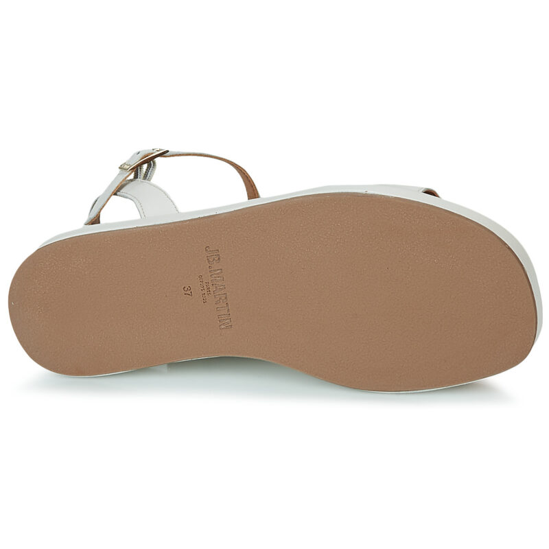 JB Martin LUCE Bianco Sandali con zeppa Donna - 6