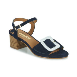 JB Martin ELIANE Marine Damen-Sandalen mit Absatz